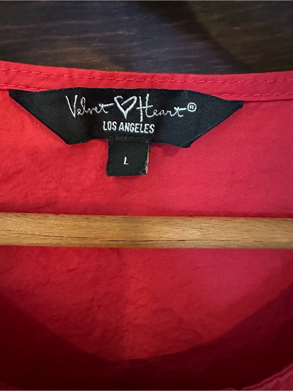 Velvet Heart • women’s cropped blouse • shirt • top • snaps - Picture 3 of 4